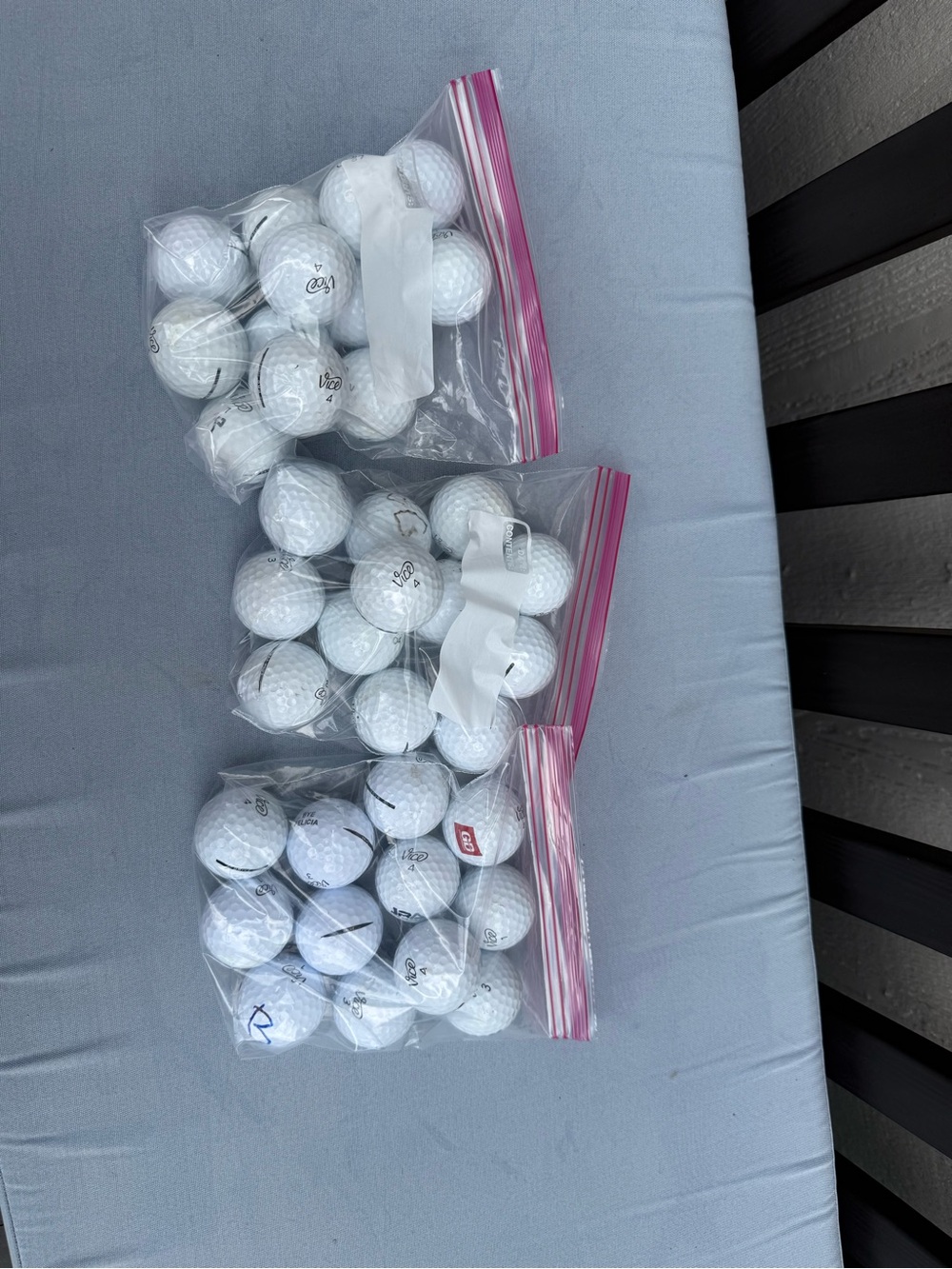 Vice White Golf Balls